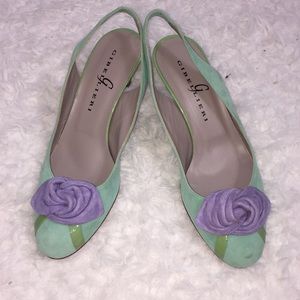 NWOT Gibellieri sling back pumps